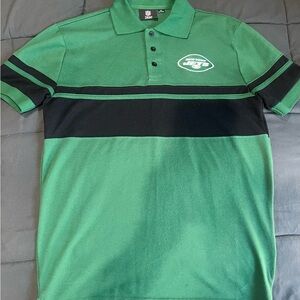 Green and Black Jets Polo Shirt